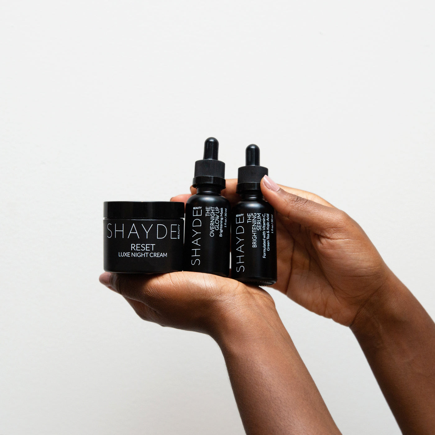 The Trio - SHAYDE BEAUTY skincare made with melanin in mind